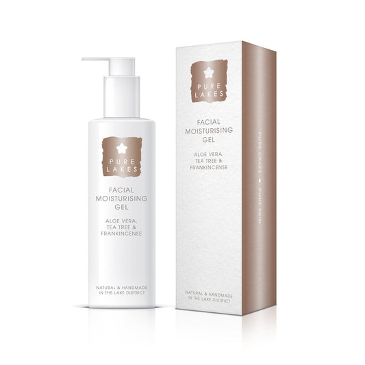 PURE LAKES Aloe Vera, Tea Tree & Frankincense Facial Moisturising Gel