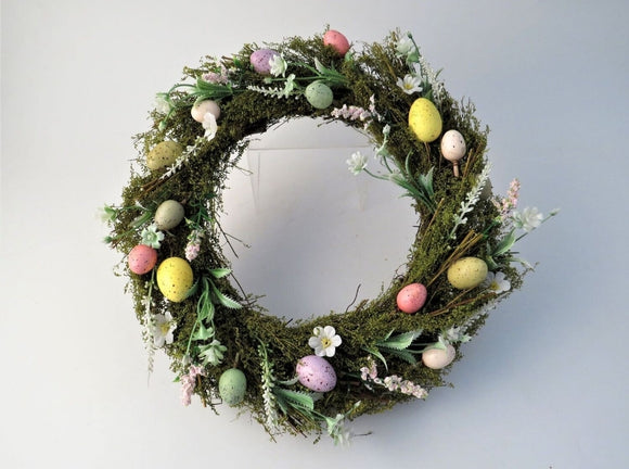 33cm Easter wreath