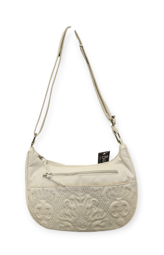 Embroidered Scoup Shoulder Bag by Bueno