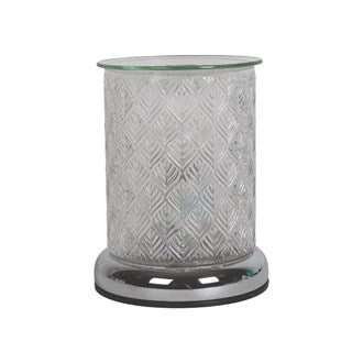 Aromatize Wax Melter Touch Glass Leaf