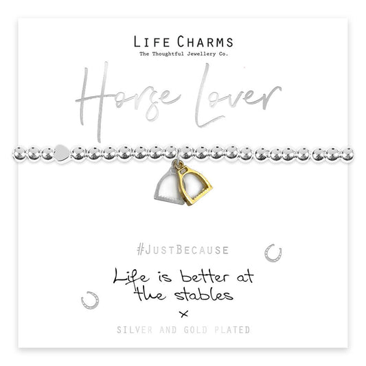 Life Charms Bracelet -Horse Lover
