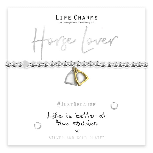 Life Charms Bracelet -Horse Lover