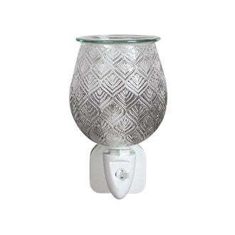 Aromatize Wax Melter Plug In Glass Leaf