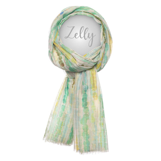 SCARF METALIC THREAD HOT Green