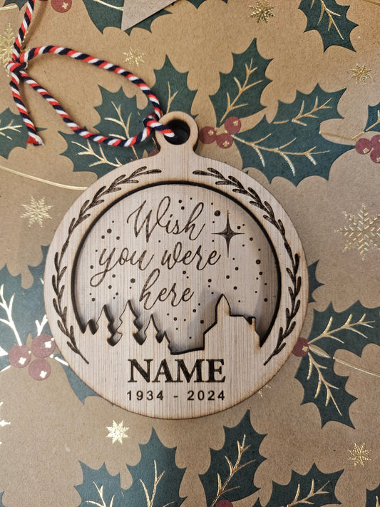 Wish you were here Bauble