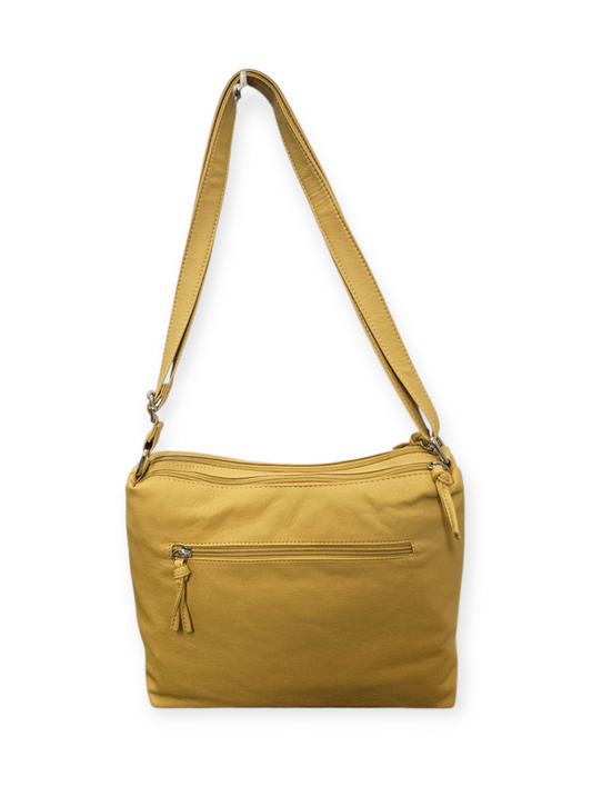 Large Embroidered Shoulder Bag by Bueno