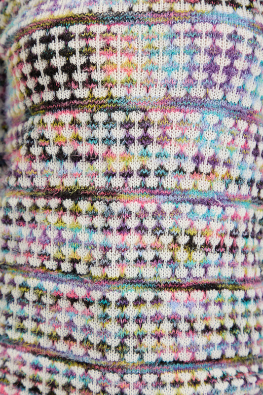 Mudflower
Space Dye Chequered Jumper White