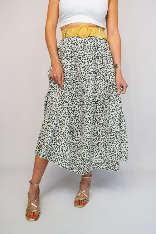 Animal Print Skirt