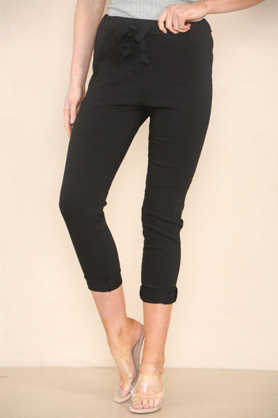 Elasticated Magic Trouser Black