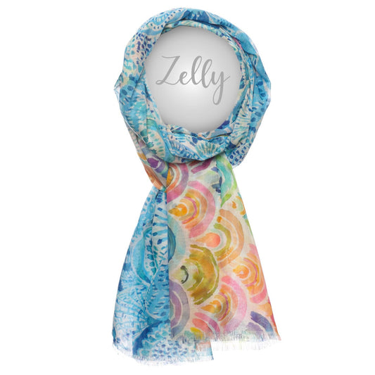 SCARF MINI RAINBOWS Blue