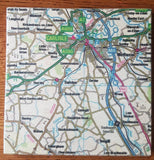 Map Coaster Set Dalston, Carlisle, Wigton, North Lakes