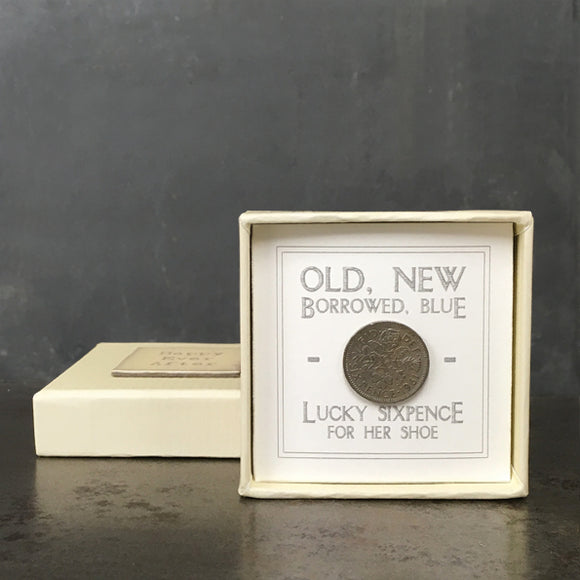 East of India Sixpence-Old new borrowed blue